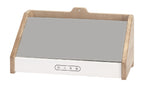 Viga Modern White Wooden Kitchen Wall Unit - 1.1m Microwave, Hood & Cabinet Set
