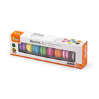 Viga 8-Piece Wooden Macarons Set - Montessori DIY Color Mix & Match Toy