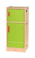 Viga Premium Light Beechwood Play Refrigerator - 92cm Double Door Unit