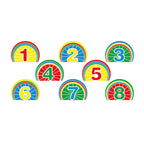 Viga Wooden Interactive Birthday Cake Set - 15-Piece Montessori Celebration Toy