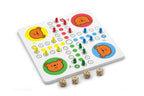 Viga 2-in-1 Wooden Creative Pegboard & Ludo Game - 427pc Master Creative Set