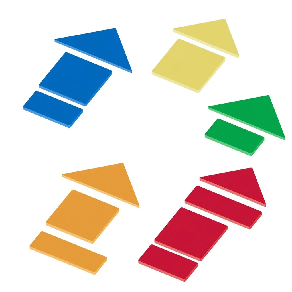 Triangle and Square Shape Magnetic Blocks