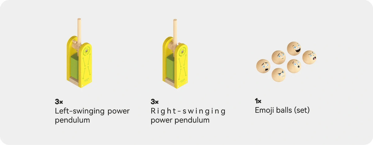 Power Pendulum + Crazy Running Track