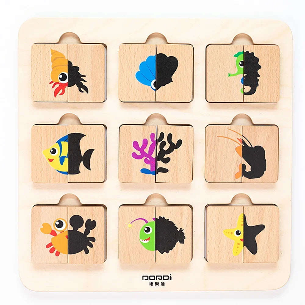 Marine Animals Matching Board