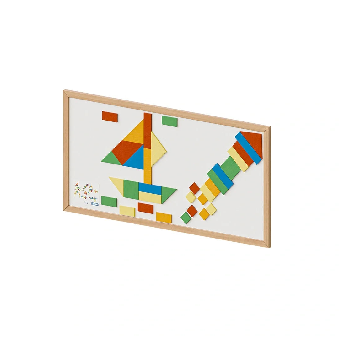 Triangle and Square Shape Magnetic Blocks