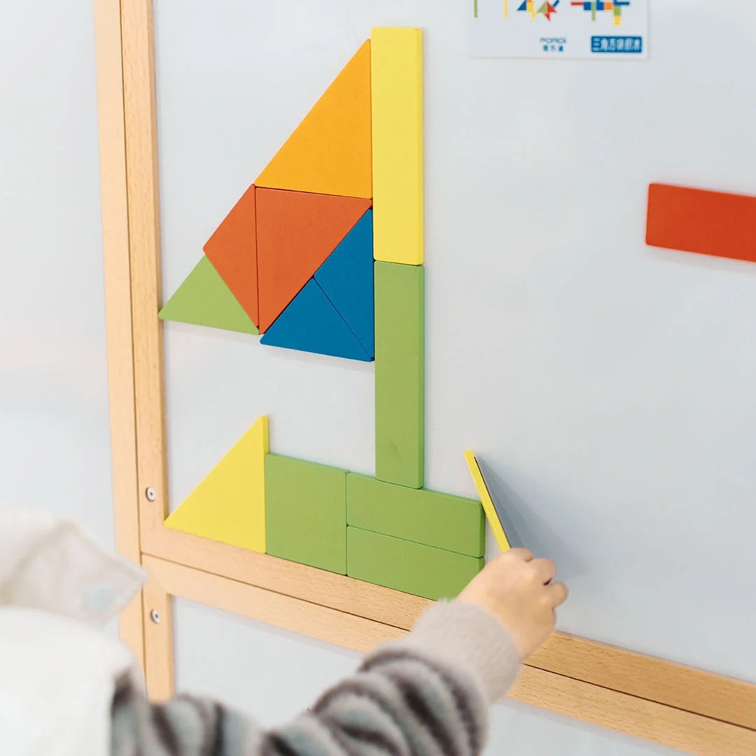 Triangle and Square Shape Magnetic Blocks