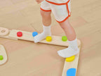 Viga 7-Piece Wooden Sensory Balance Beam Set - Modular Obstacle Course for Toddlers